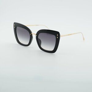Isabel Marant IM 0083/G/S 02M2 9O Sunglasses - Black/Gold Frame